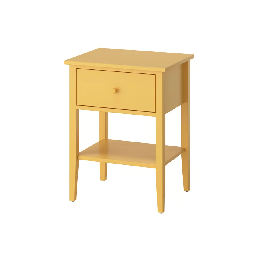 GULLABERG bedside table, yellow