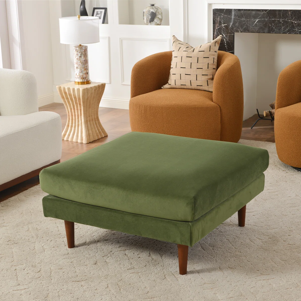 Miller 36" Upholstered Ottoman alternate view
