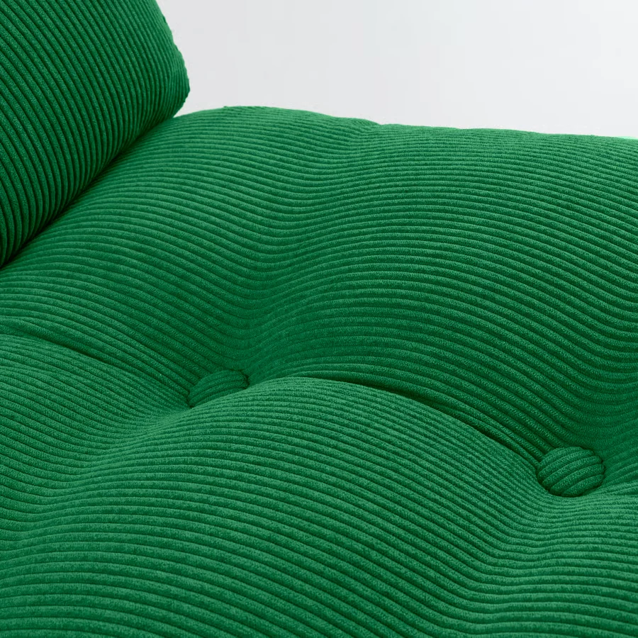 DYVLINGE swivel easy chair, Kelinge green alternate view