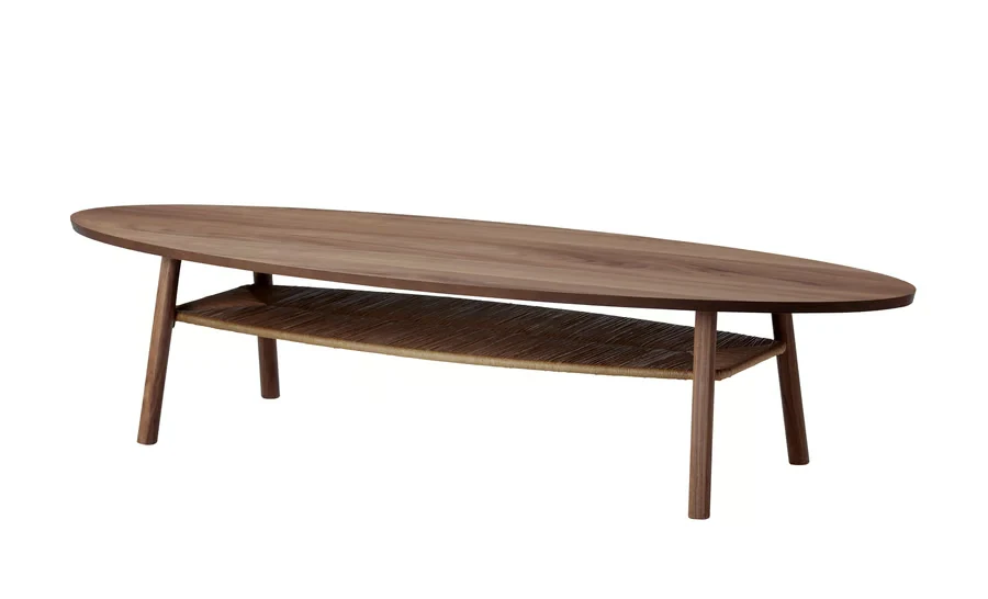 STOCKHOLM coffee table, walnut veneer, 707/8x231/4"