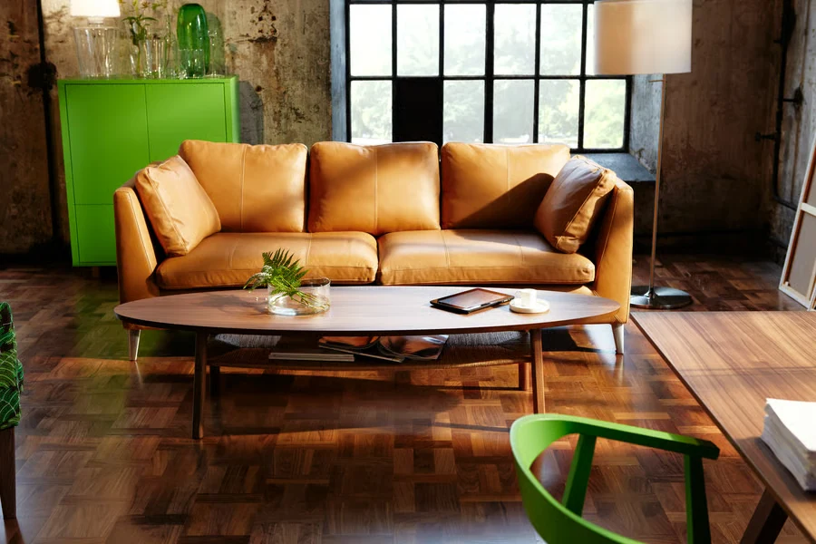 STOCKHOLM coffee table, walnut veneer, 707/8x231/4" alternate view
