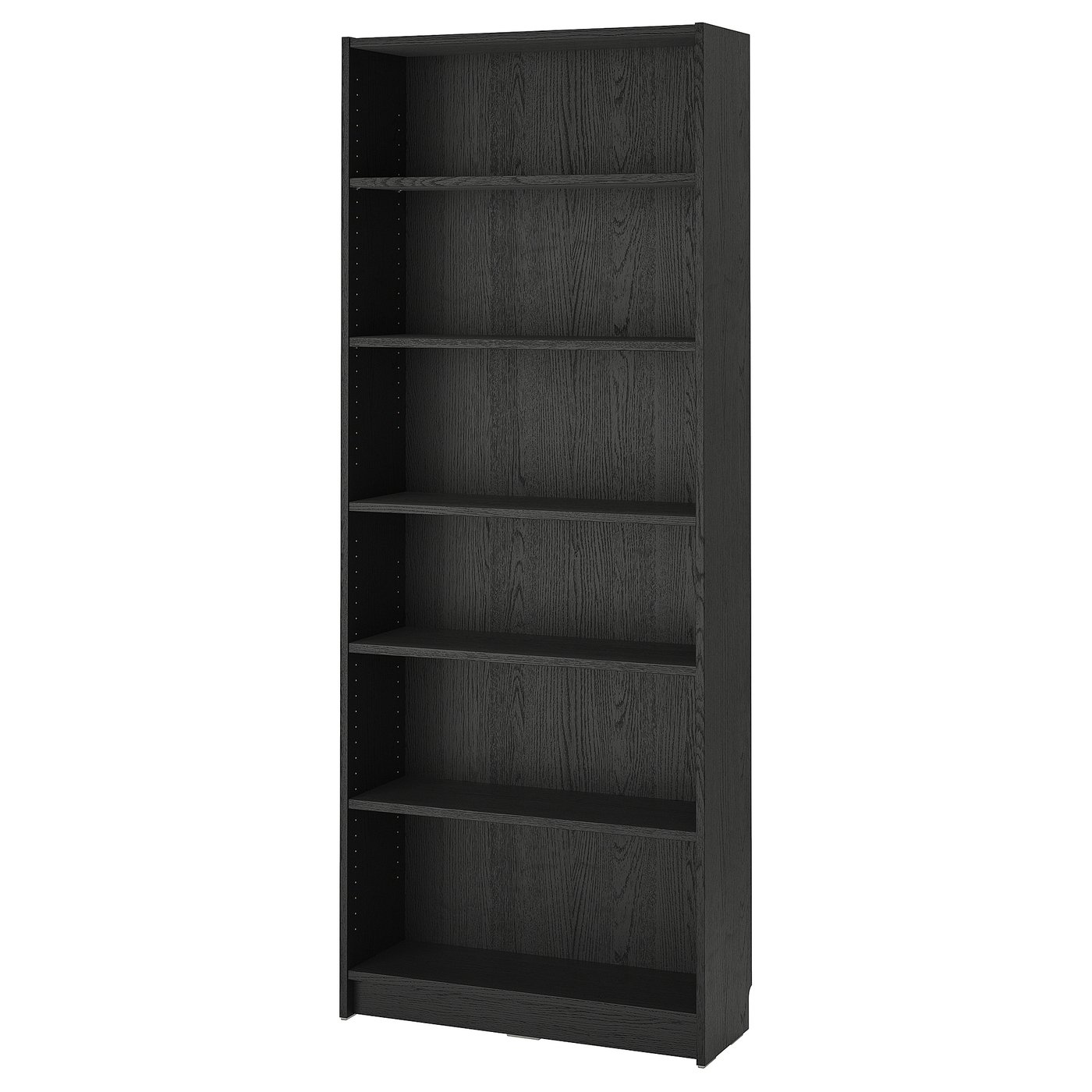 BILLY bookcase, black oak effect, 311/2x11x791/2"
